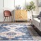Nuloom Norma Machine Washable Traditional Medallion Area Rug 4ft x 6ft BIRV24A-406 - alternate 3